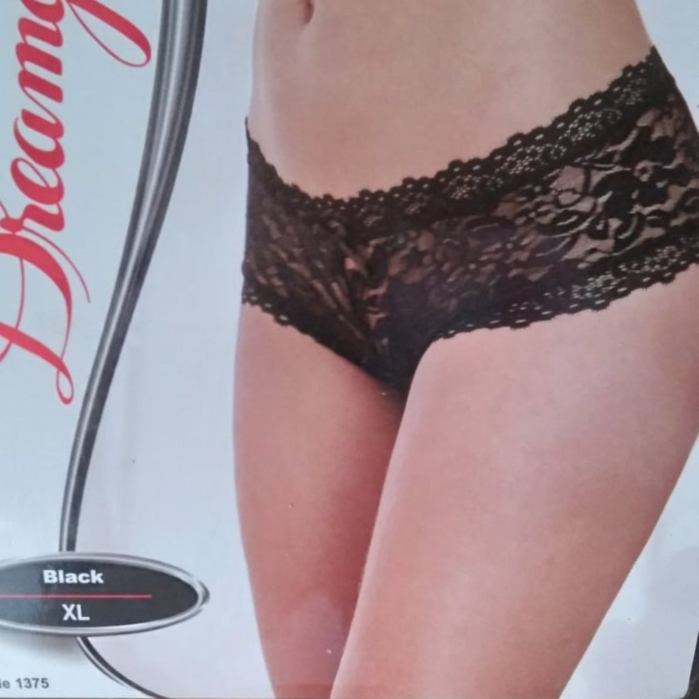 XL New Dreamgirl stretch lace low-rise panty